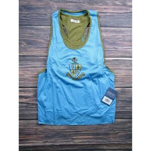 NUYU NEW Womens Size Medium Tri Delt Delta Sorority Mesh Tank Top Nukini